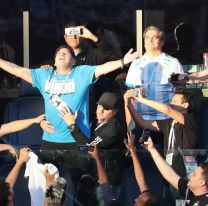 El primer "milagro" de Maradona: lo festejan cientos de norteños