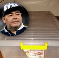 Encontraron la caja en donde escondía oro Maradona: estaba debajo de la cama