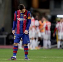 Messi se calentó, pegó un durísimo manotazo y vio la roja: Barcelona perdió la Supercopa 