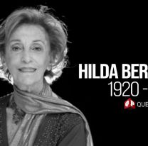 Dolor total: murió Hilda Bernad, la abuela más querida de la TV