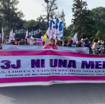 "¡Vivas, libres y desendeudadas nos queremos!": comenzó la marcha Ni Una Menos en Salta