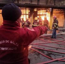 Primer dato oficial: qué provocó el incendio en el mercado de pulgas de Salta