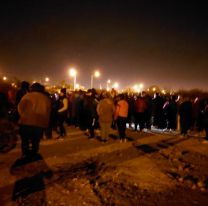 Pasaron la noche en medio del frío: sigue la toma de terrenos en barrio Solidaridad