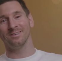 [VÍDEO] Messi se conmovió hasta las lágrimas al ver un recuerdo en la Bombonera