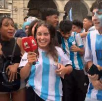 Los salteños coparon la Plaza 9 de Julio para festejar la victoria de Argentina
