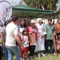 Agustina Padilla fue la gran ganadora del consurso de asadoras en Campo Quijano
