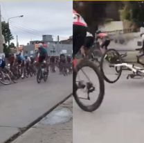 Accidentes en la Clásica 1 de Mayo: cuatro ciclistas terminaron en el hospital