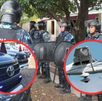 Tensión y pánico: un barrio salteño se llenó de policías y avionetas, los motivos