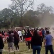 [HAY VIDEO] Batalla campal en un reconocido campeonato de fútbol salteño