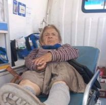 Abuelita salteña se accidentó en la feria de Palermo: buscan a los familiares