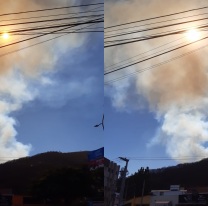 URGENTE: terrible incendio en el cerro 20 de Febrero [HAY VIDEO]