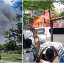 "Estamos preparando otra autobomba": los bomberos no pueden controlar el incendio
