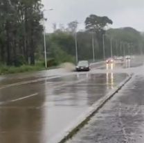 Caos y peligro en la ruta 9/34 por la fuerte tormenta: imposible circular [VIDEO]