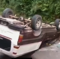 [URGENTE] Terrible accidente en Ruta 33: familia salteña volcó en su camioneta