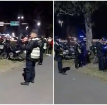 Atraparon a 20 motociclistas haciendo picadas en Av. Banchik