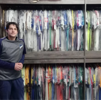 Es hijo de un salteño y colecciona camisetas de fútbol: ya tiene más de 550