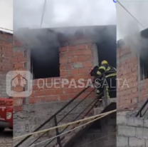Terrible incendio en Villa Lavalle: "El humo se veía desde el cerro"