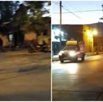 Fuerte choque en V° El Sol: colectivo se llevó puesto un policía