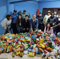 Tremendo festival solidario en El Quebrachal: juntaron donaciones para merenderos 