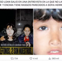 Habló la mamá de Sofía Herrera por el parecido con la hija del detenido por Loan
