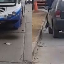 [URGENTE] Durísimo choque entre un Saeta y un auto a metros de la UNSa: avenida cortada
