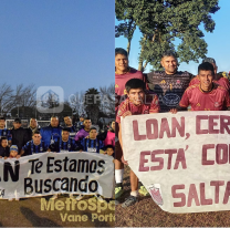 Hermoso gesto de dos clubes salteños con Loan: "Te estamos buscando"